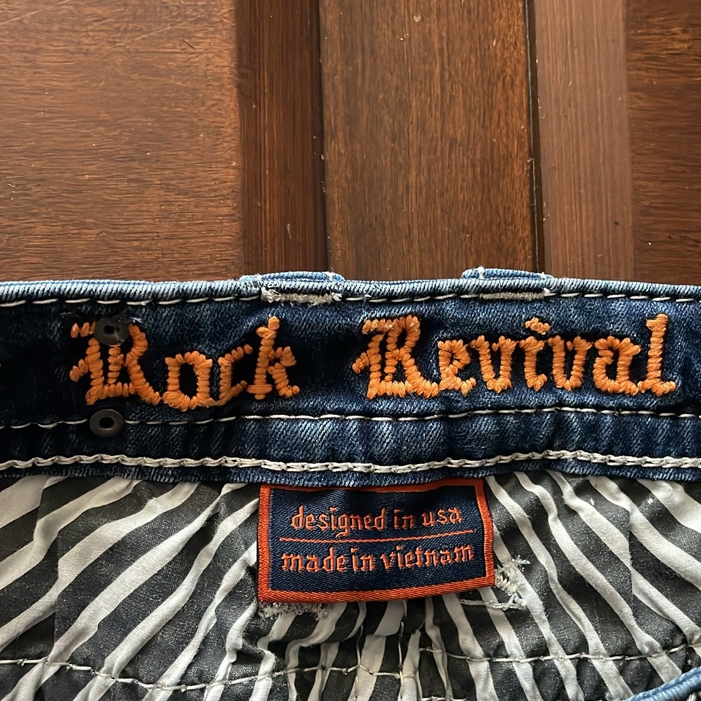 Women’s Rock Revival Betty Skinny blue jeans size 27 - Picture 3 of 15